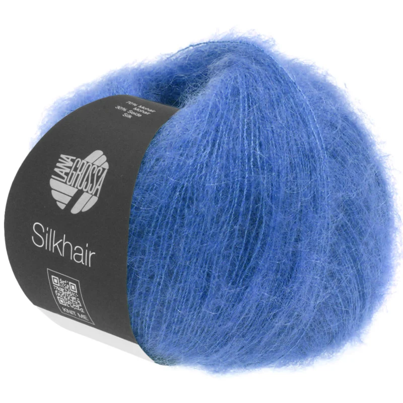 Lana Grossa Silkhair 133 Blu genziana