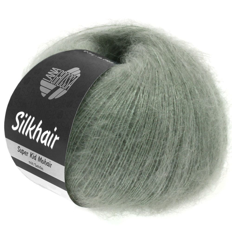 Lana Grossa Silkhair 105 Verde Grigiastro