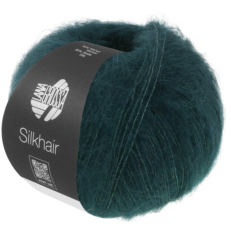 Lana Grossa Silkhair 231 Verde nero
