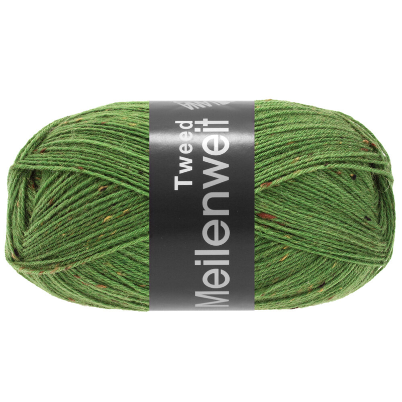 Lana Grossa Meilenweit 100 Tweed 165 Verde