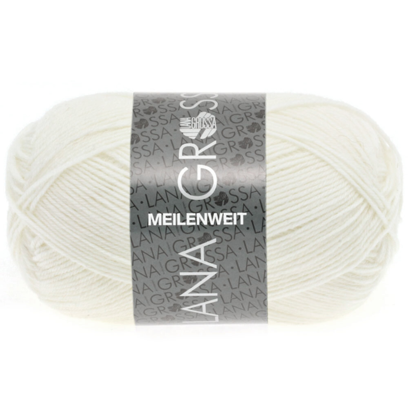 Lana Grossa Meilenweit 50 1101 Bianco