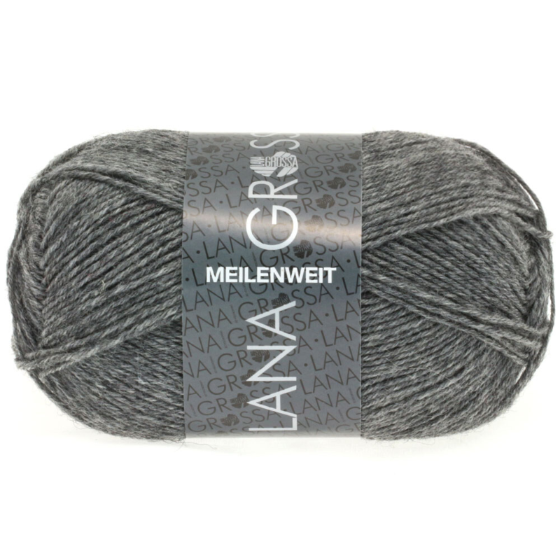 Lana Grossa Meilenweit 50 1104 Grigio melangiato