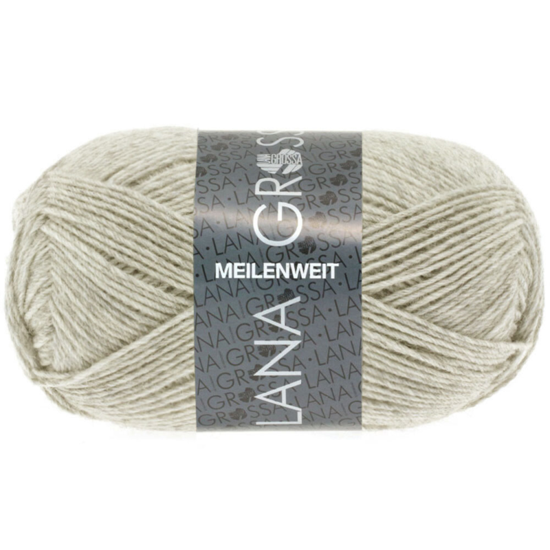 Lana Grossa Meilenweit 50 1301 Beige chiaro melangiato