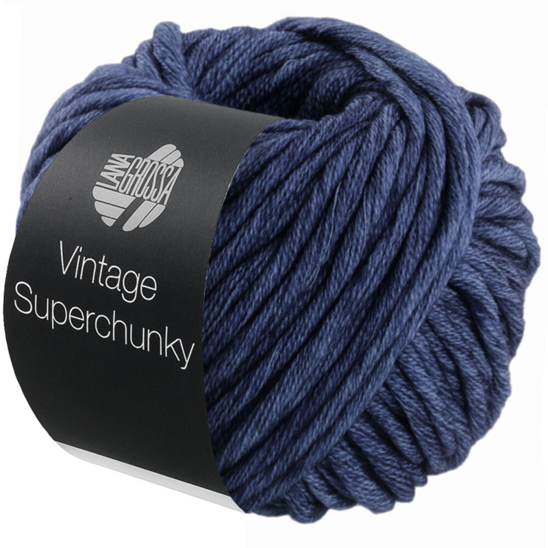 Lana Grossa Vintage Superchunky 505 Blu Scuro