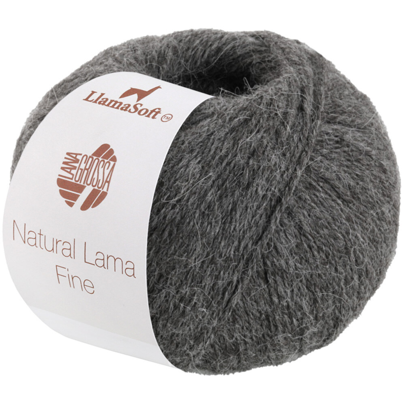 Lana Grossa Natural Lama Fine 114 Marrone grigio