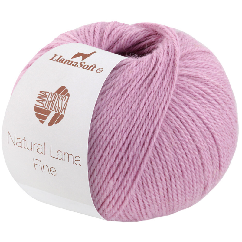 Lana Grossa Natural Lama Fine 102 Rosa lilla