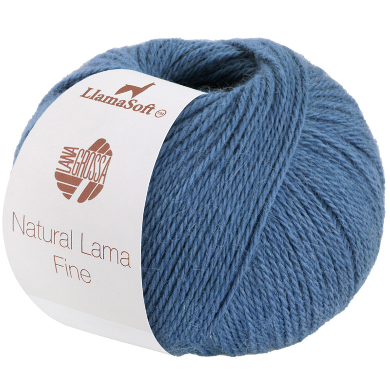 Lana Grossa Natural Lama Fine 105 Blu colomba