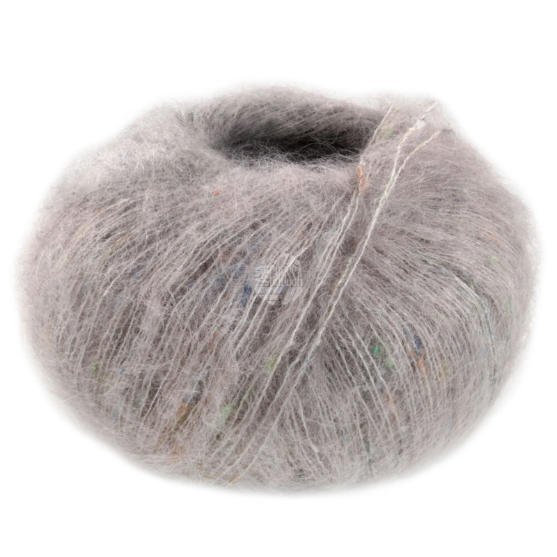 Lana Grossa Natural Superkid Tweed 623 Grigio chiaro