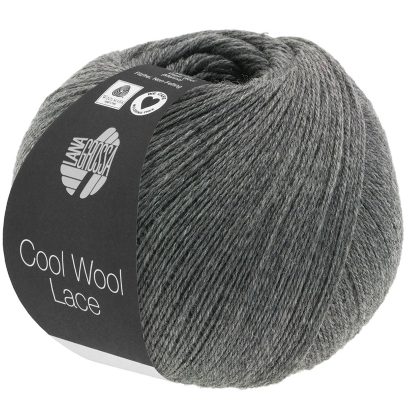 Lana Grossa Cool Wool Lace 26 Grigio Scuro