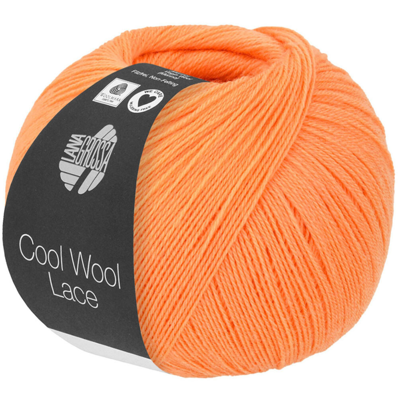 Lana Grossa Cool Wool Lace 44 Arancione