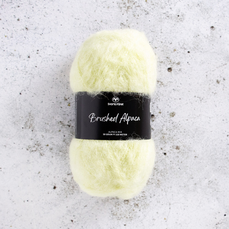 Svarta Fåret Brushed Alpaca 005 Sorbetto al Limone