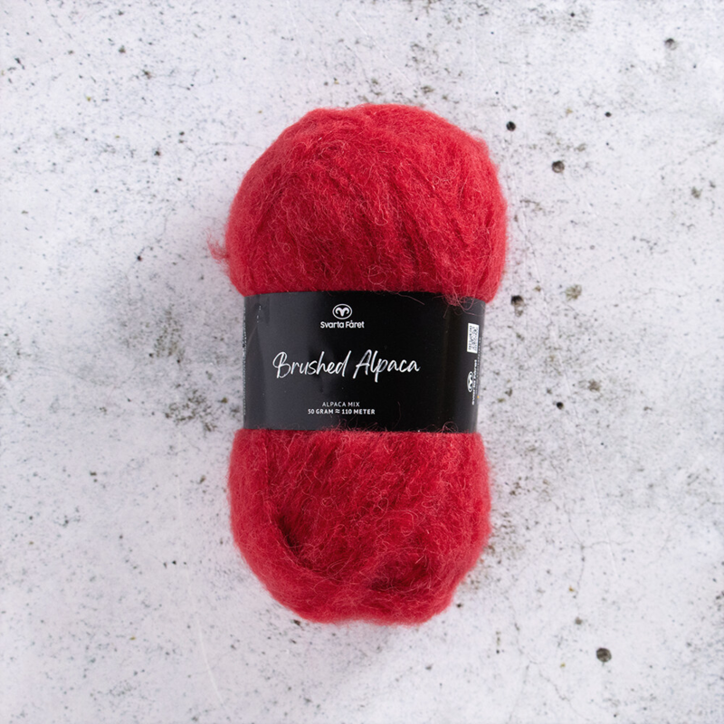 Svarta Fåret Brushed Alpaca 011 Zona di Rischio Rossa