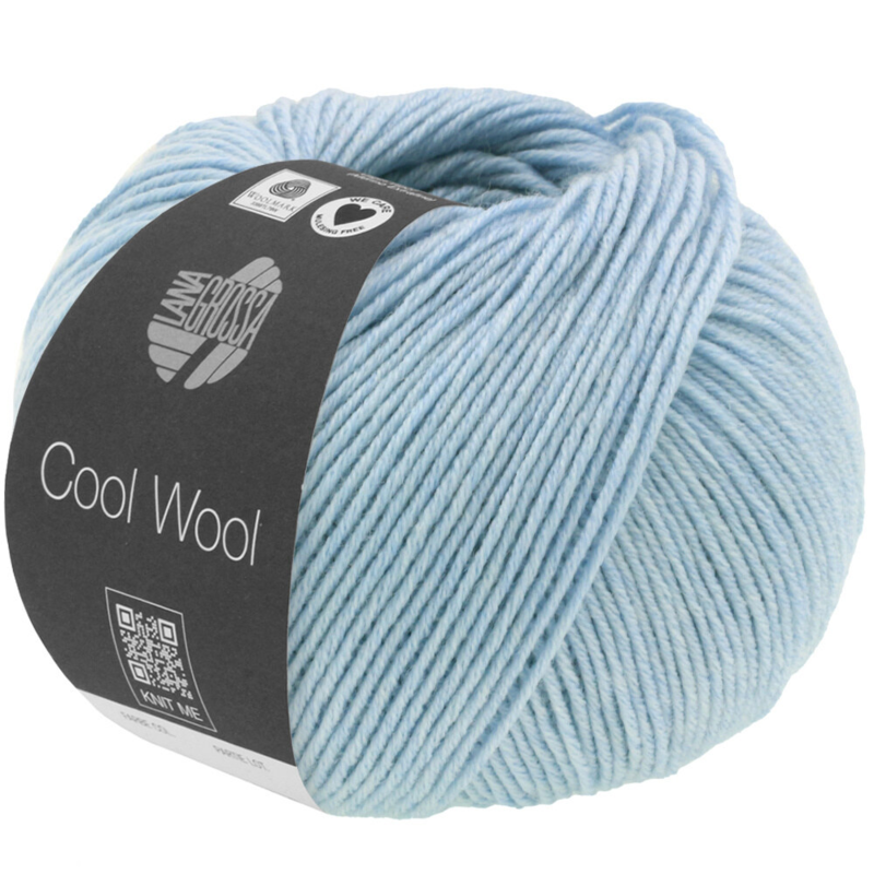 Lana Grossa Cool Wool Mélange 1420 Azzurro mélange