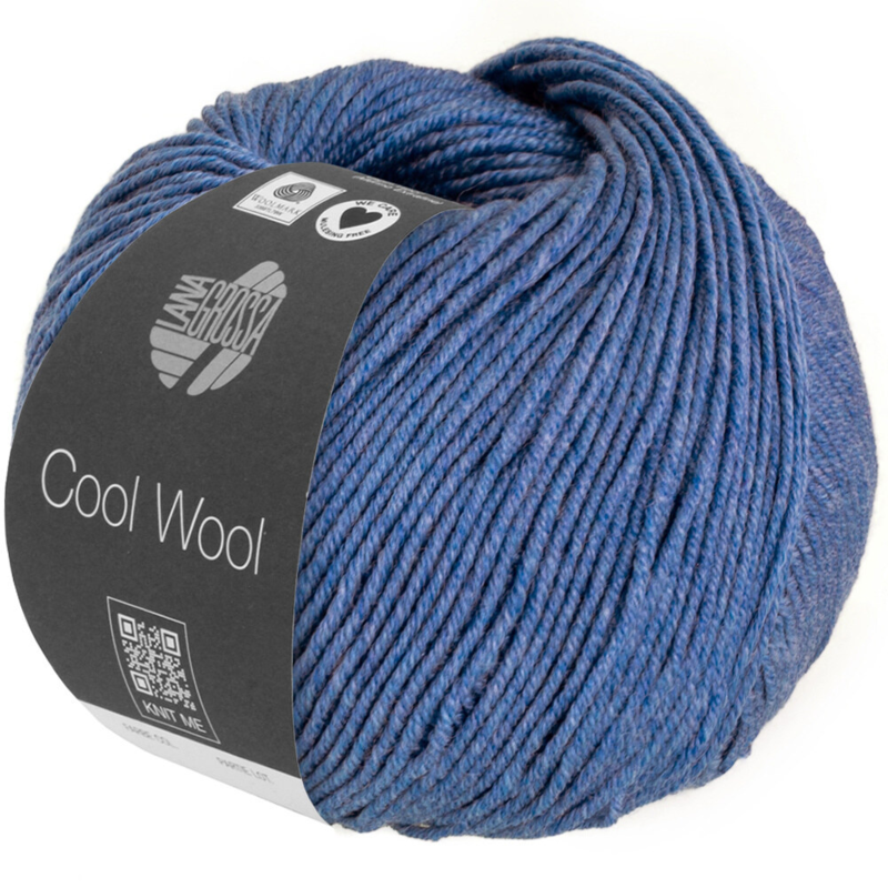 Lana Grossa Cool Wool Mélange 1427 Blu mélange