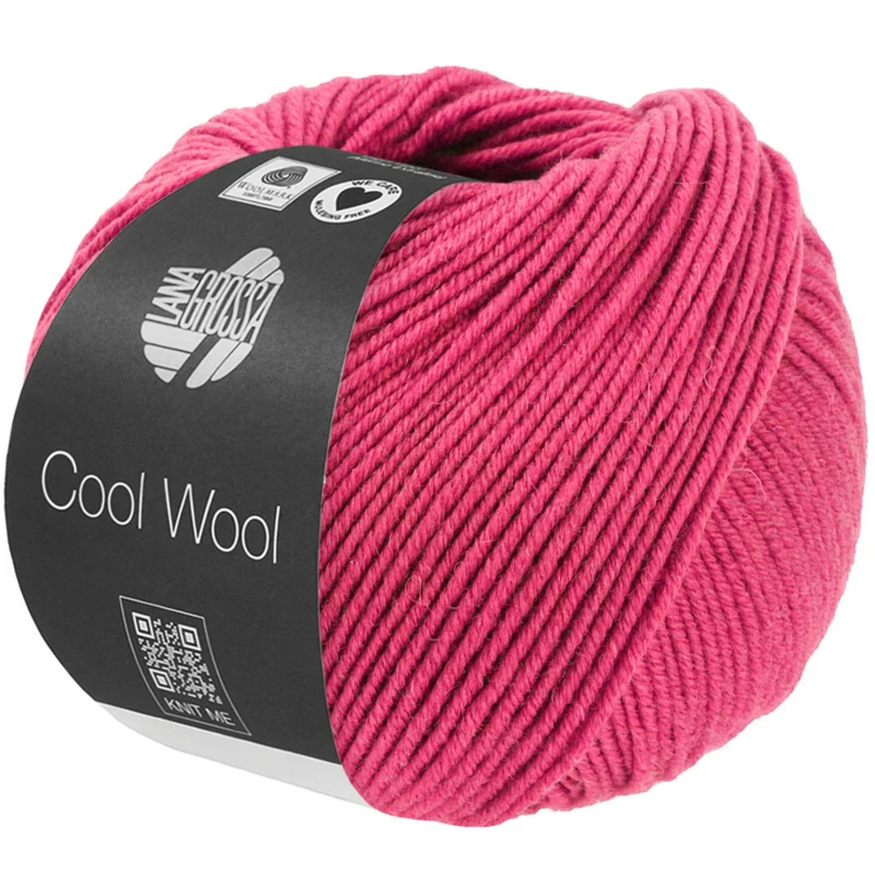 Lana Grossa Cool Wool Mélange 1496 Rosa acceso mélange