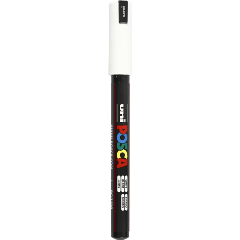 Marker Posca, 0.7 mm, 1 pz. Bianco