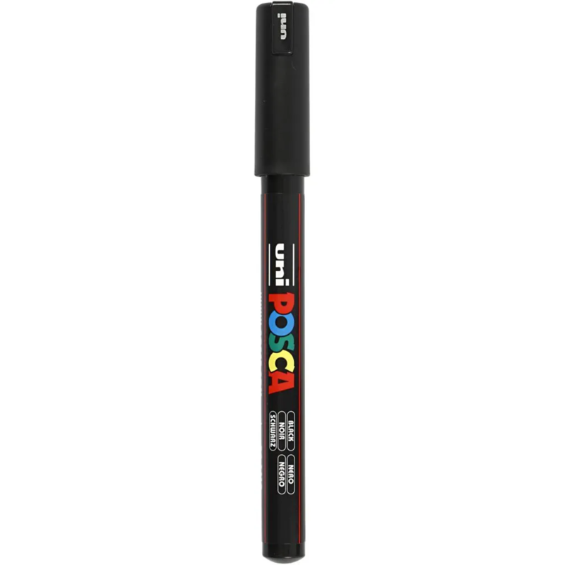 Marker Posca, 0.7 mm, 1 pz. Nero