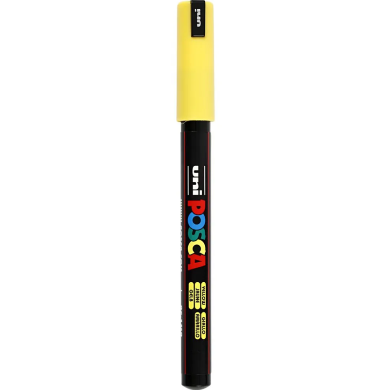 Marker Posca, 0.7 mm, 1 pz. Giallo