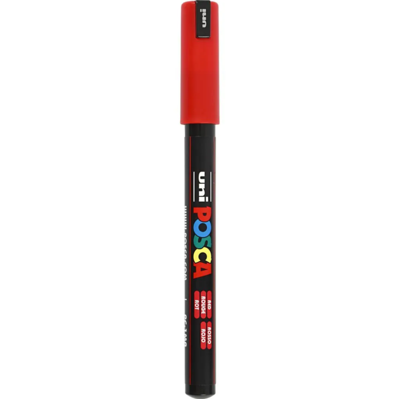 Marker Posca, 0.7 mm, 1 pz. Rosso