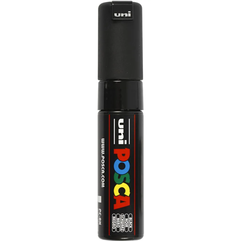 Pennarello Posca, 8 mm, 1 pz. Nero