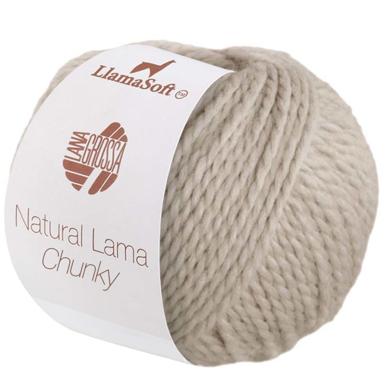 Natural Lama Chunky 12 Beige grigio