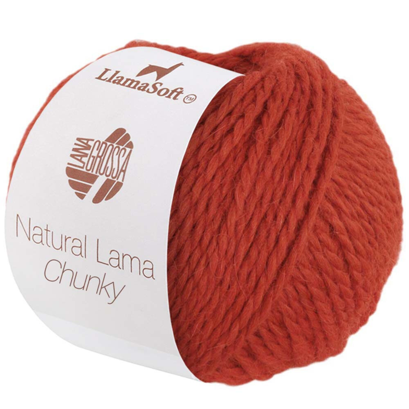 Natural Lama Chunky 04 Arancione ruggine