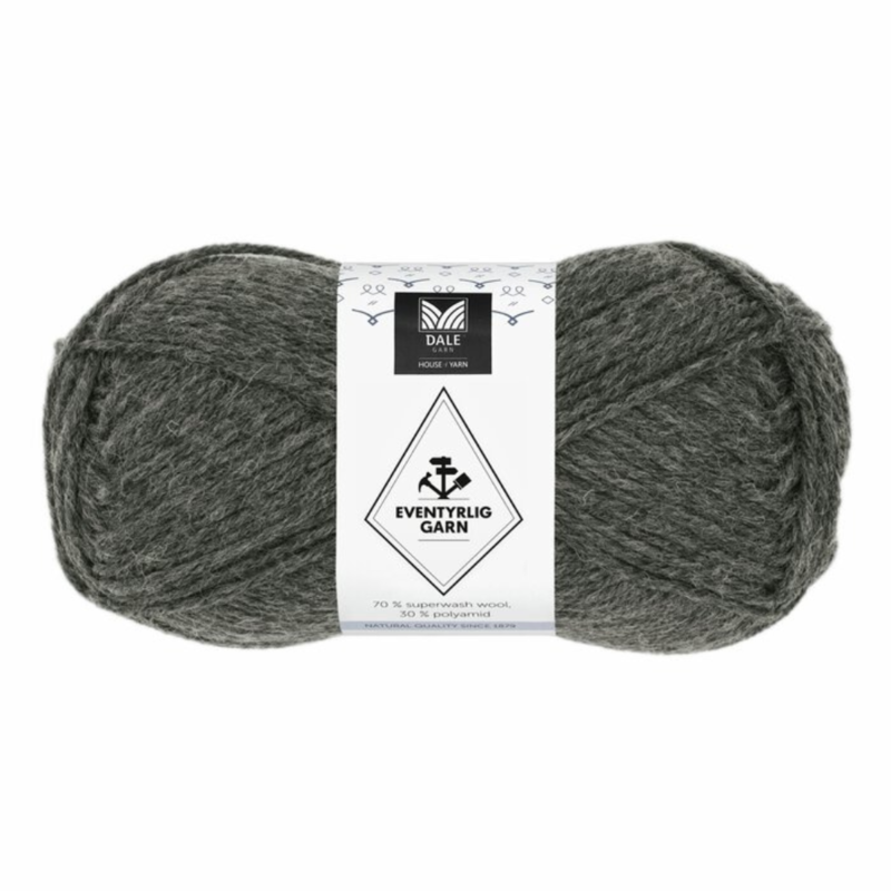 Dale Eventyrlig Garn 604 Grigio antracite