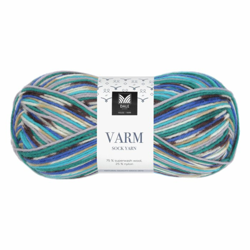 Dale Varm 107 Acqua/blu-viola/turchese stampa