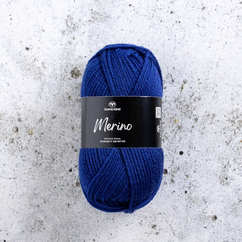 Svarta Fåret Merino 32 Marchio mezzanotte