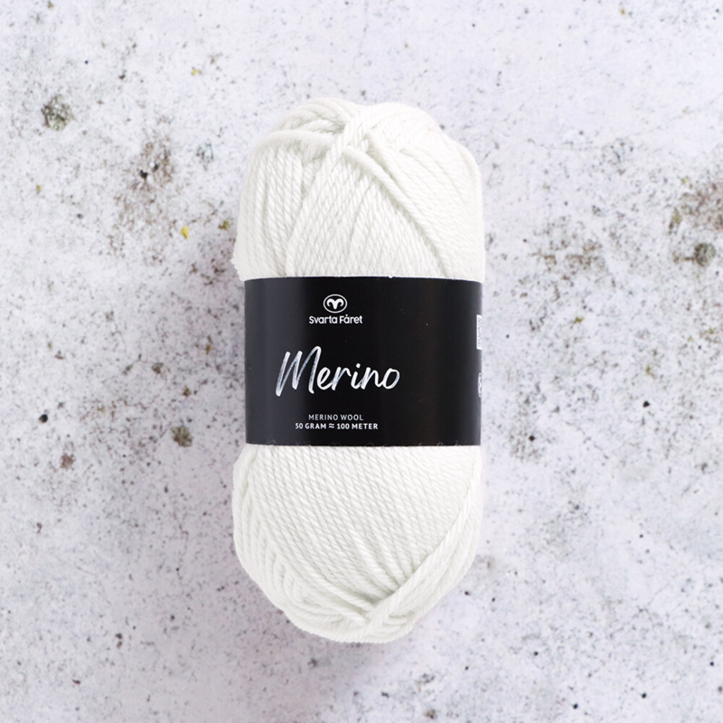 Svarta Fåret Merino 30 Bianco neve