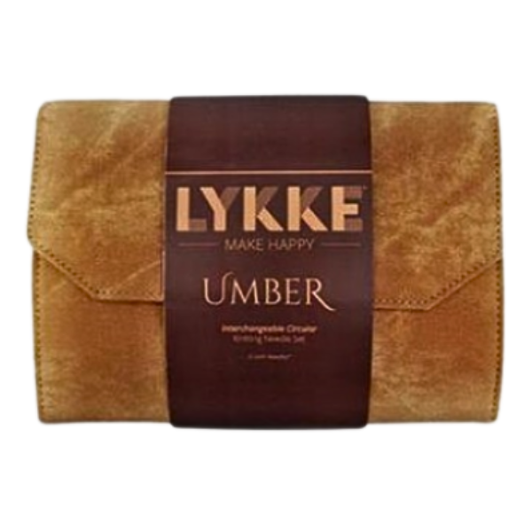 LYKKE Set di Ferri Circolari Componibili Umber, Tan, 13 cm