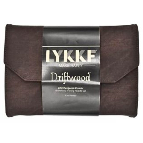 LYKKE Set di Ferri Circolari Componibili Driftwood, Marrone, 13 cm