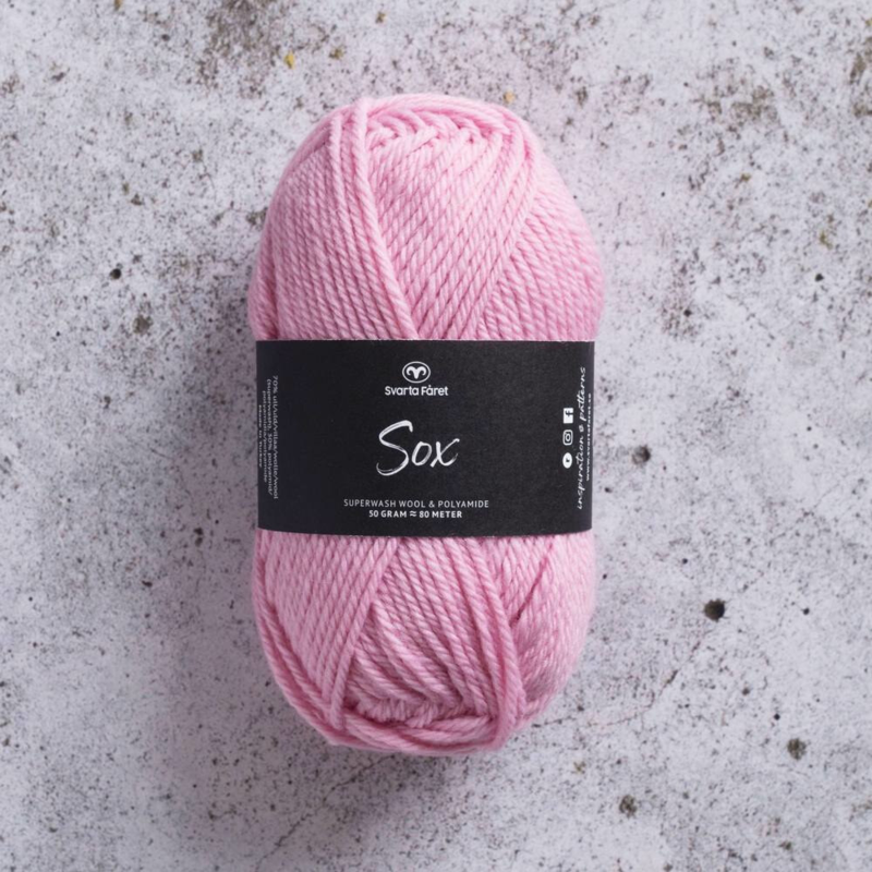 Svarta Fåret Sox 50 g 241 Caramella rosa