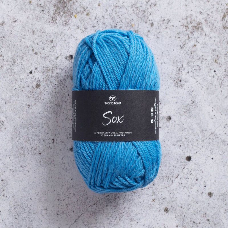 Svarta Fåret Sox 50 g 271 Blu vivace