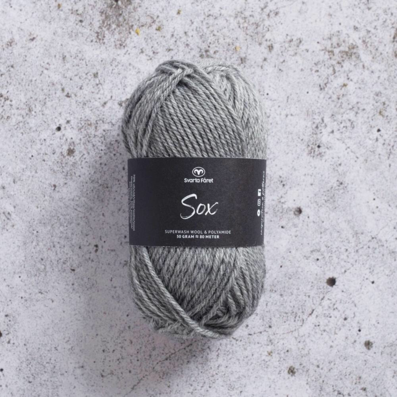 Svarta Fåret Sox 50 g 211 Grigio granito