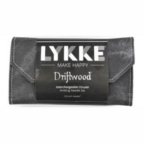 LYKKE Set di Ferri Circolari Componibili Driftwood, Grigio, 9 cm