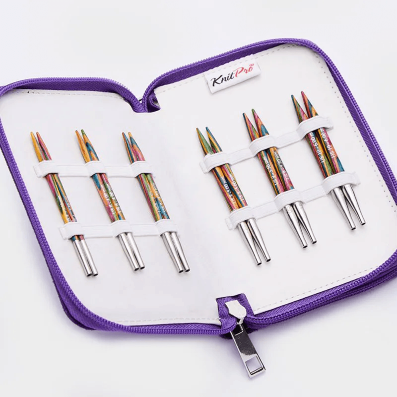 KnitPro Symfonie Special Set di Ferri Circolari Componibili Deluxe, 10 cm