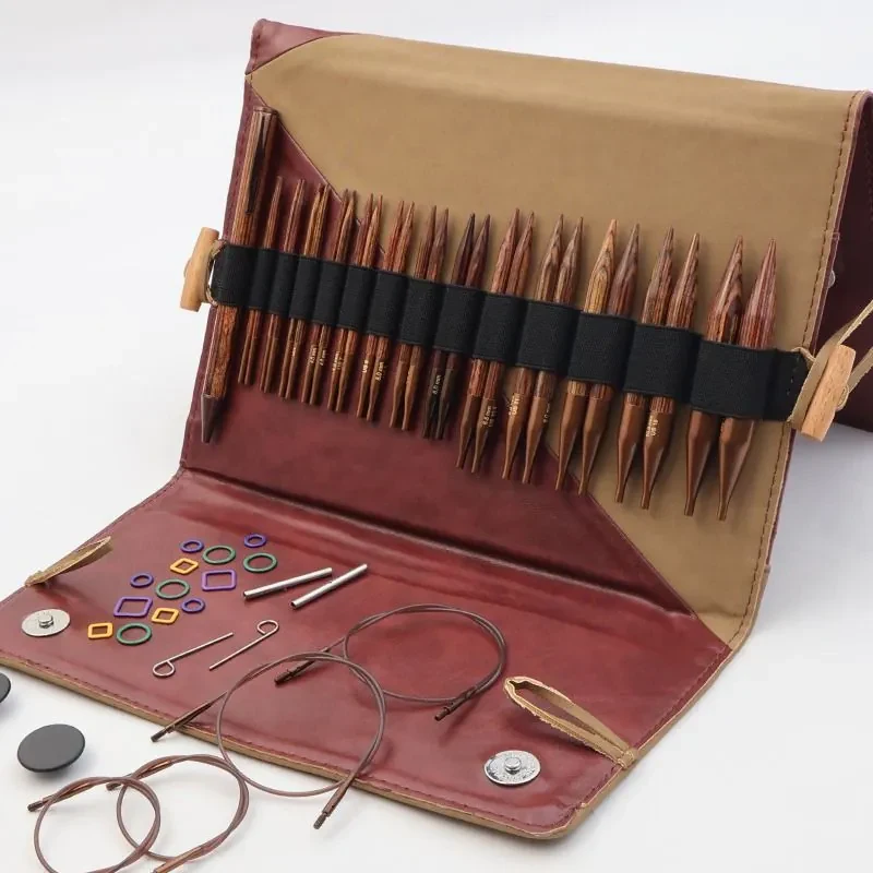 KnitPro Ginger Special Set di Ferri Circolari Componibili, Grande, 10 cm