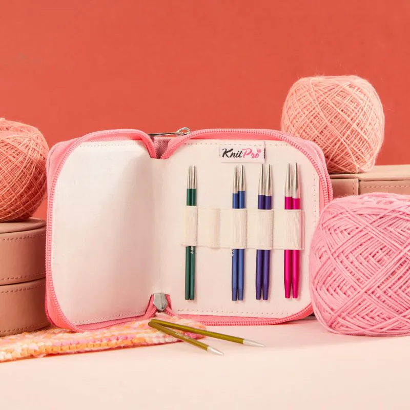 KnitPro Zing Special Set di Ferri Circolari Componibili, Set Iniziale, 10 cm