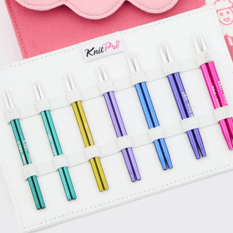 KnitPro Zing Special Set di Ferri Circolari Componibili, Midi, 10 cm