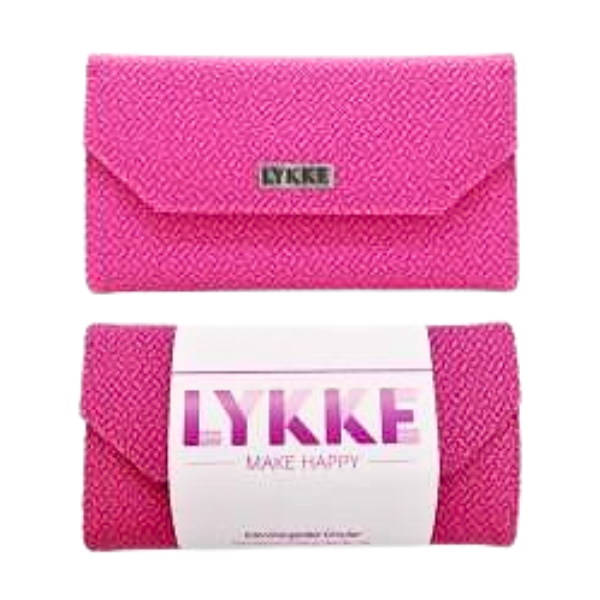 LYKKE Set di Ferri Circolari Componibili Blush, Magenta, 9 cm