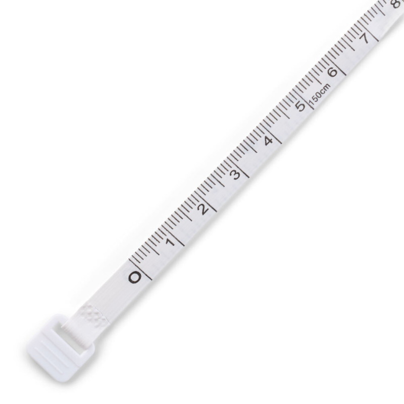 LindeHobby Metro a Nastro Quadrato Retrattile, 150 cm Bianco