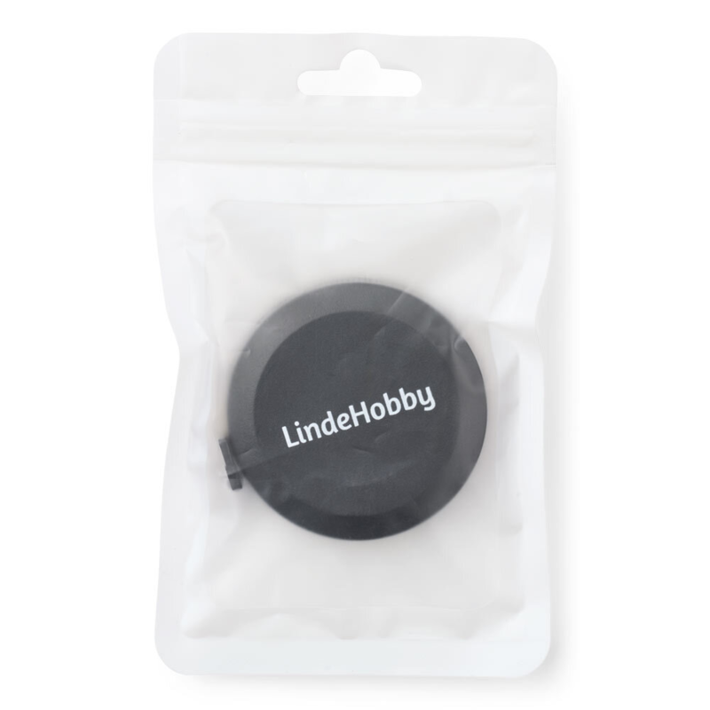 LindeHobby Metro a Nastro Retrattile, 150 cm, Nero
