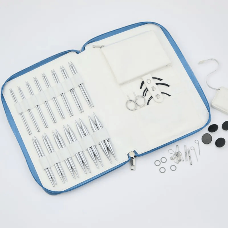 KnitPro Nova Normal Set di Ferri Circolari Intercambiabili, Grande, 13 cm