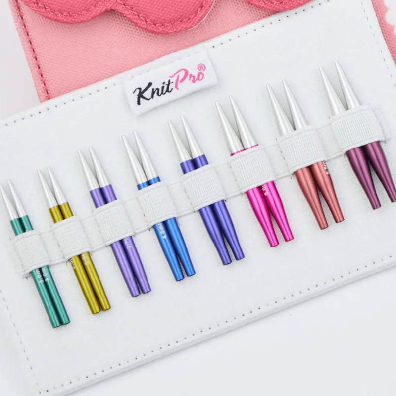 KnitPro Zing Mini Set di Ferri Circolari Componibili, 5 cm