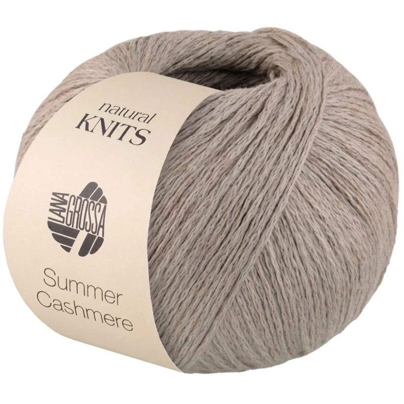 Lana Grossa Summer Cashmere 08 Grigio pietra