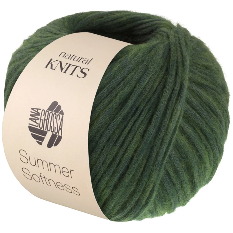Lana Grossa Summer Softness 24 Verde scuro