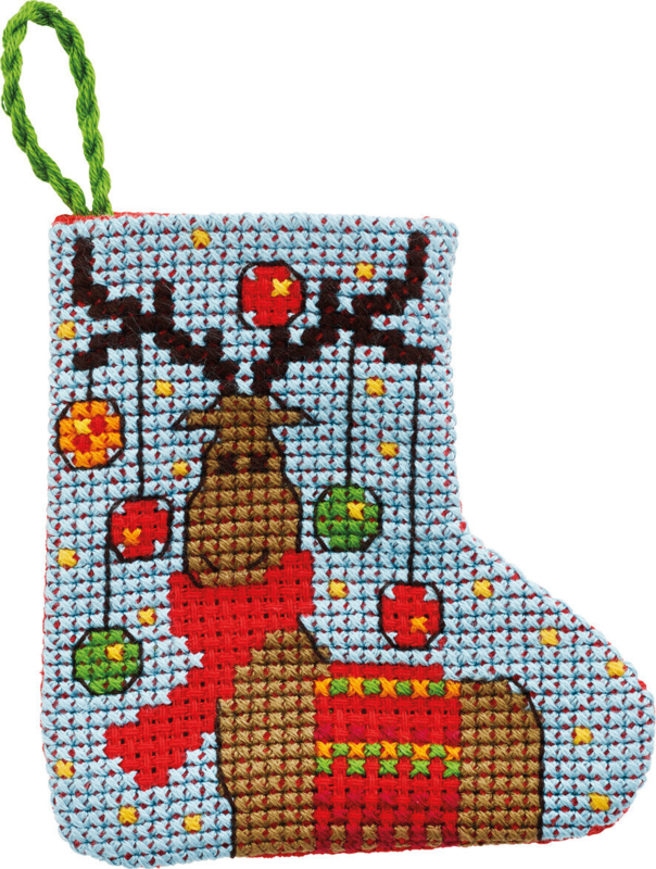 Kit Ricamo Alce 7 x 7 cm