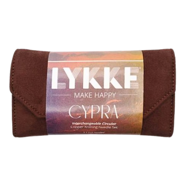 LYKKE Set di Ferri Circolari Componibili Cypra, Marrone, 9 cm