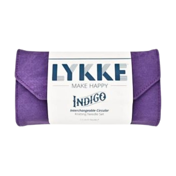 LYKKE Set di Ferri Circolari Componibili Indigo, Violet, 9 cm